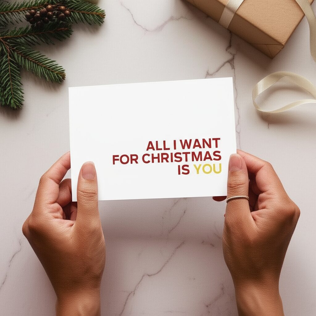 Postkaart "All I want for christmas..." - Image 2