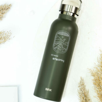 SEIK joogipudel / termospudel  – Go make some memories (roheline) 750ml