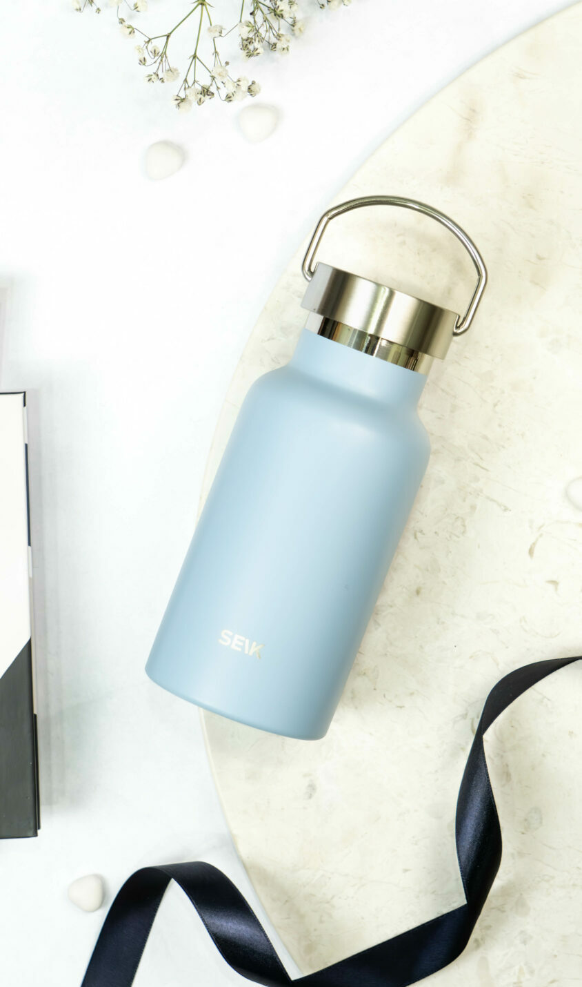 SEIK joogipudel / termospudel – pastelselt sinine 350ml