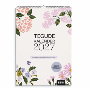 Tegude Kalender seinakalender 2027 - lillede lummuses (A3)