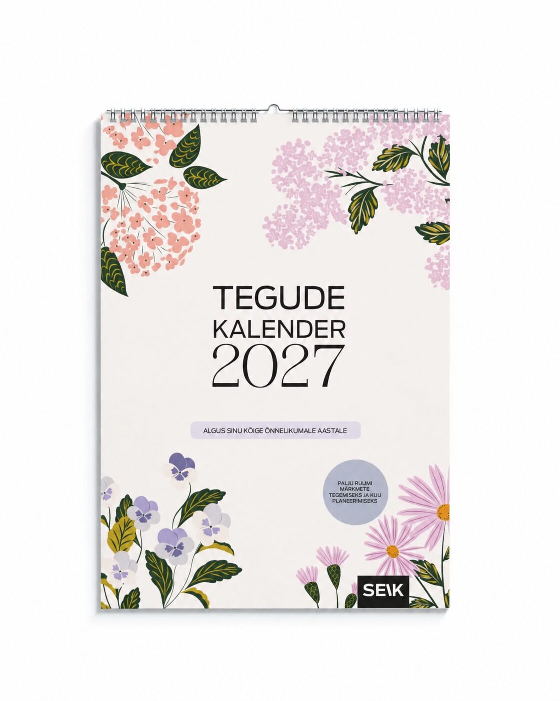 Tegude Kalender seinakalender 2027 - lillede lummuses (A3)