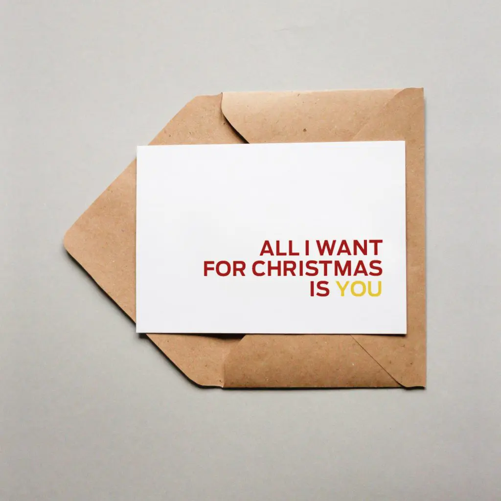 Postkaart "All I want for christmas..." - Image 4