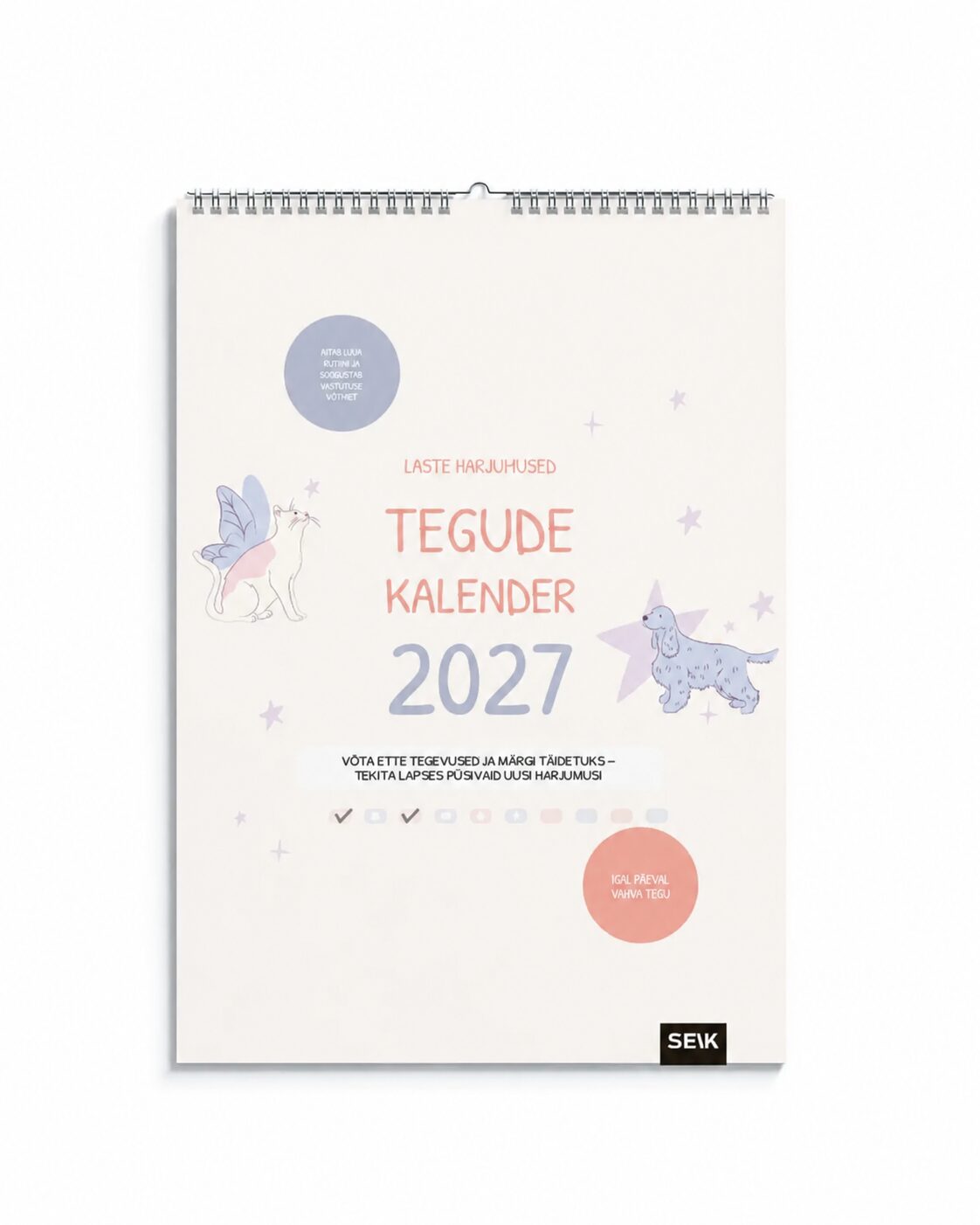 Tegude Kalender laste harjumuste kalender 2027 (A4)
