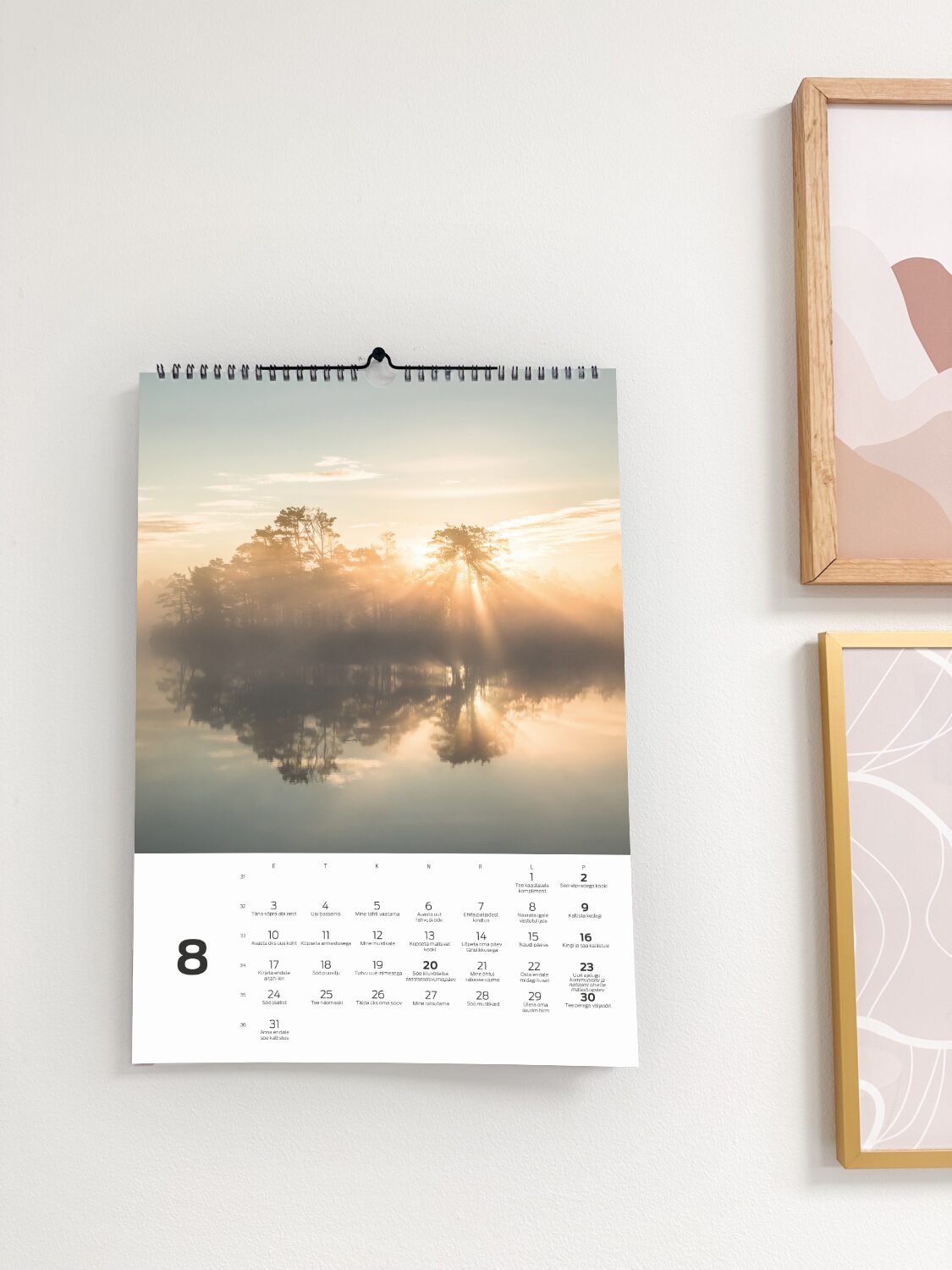Tegude Kalender seinakalender 2026 - Eesti loodus (A3)