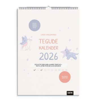 Tegude Kalender laste harjumuste kalender 2026 (A4)