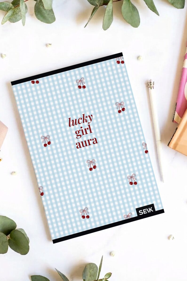 A5 ruuduline vihik (36 lehte) - lucky girl aura