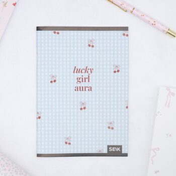 A5 ruuduline vihik (36 lehte) - lucky girl aura