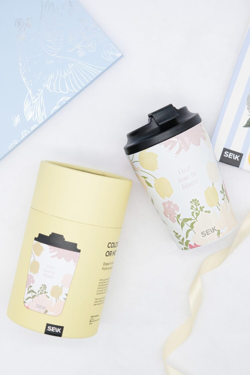 Kohvitermos terasest - your time to bloom (350 ml) - Pilt 3